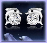 Søte ekte sølv øredobber